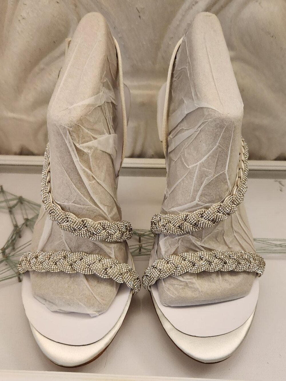 Nine West "Talip" Embellished Heeled Sandals. NWOT. Size 9